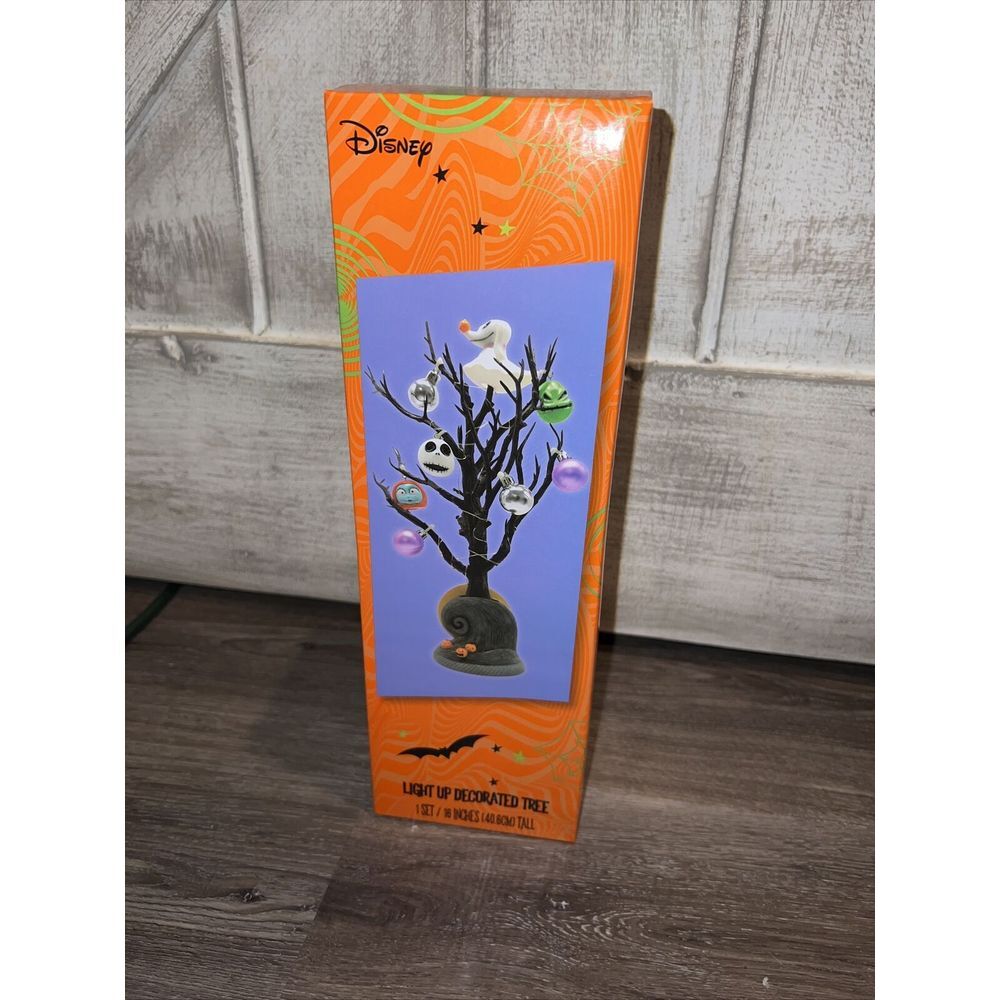 Nightmare Before Christmas Walgreens Exclusive Light Up Decorated Tree‎ New 💀🎃